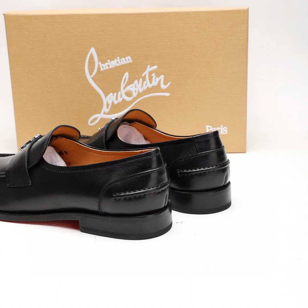 Batch 1,080 yuan 💰••New real shots••CL～High-end men’s 👔casual•loafers with red soles! ••🆑Genuine and top-quality goods from original orders ••✅💯 Purchase goods from top-quality original orders! Original imported patterned cowhide ➕Imported cowhide lining ➕Cowhide feet ➕Original leather outsole~🉑️Feel free to compare the authentic ones! Size: 38-44 (45.46.47 can be customized)
